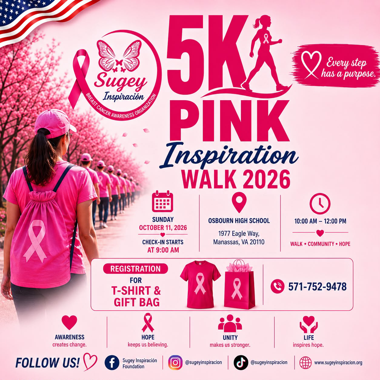 5K Pink Inspiration Walk 2026